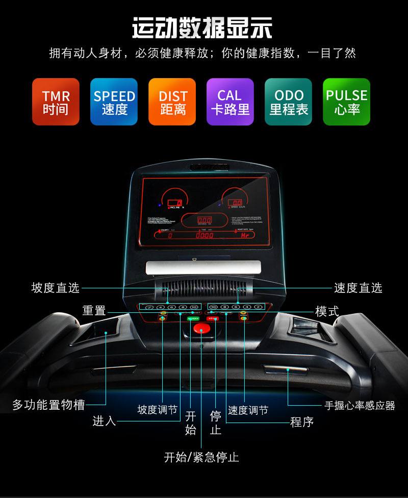 BCT01健身房多功能商用跑步机 专业跑步机供货方批发
