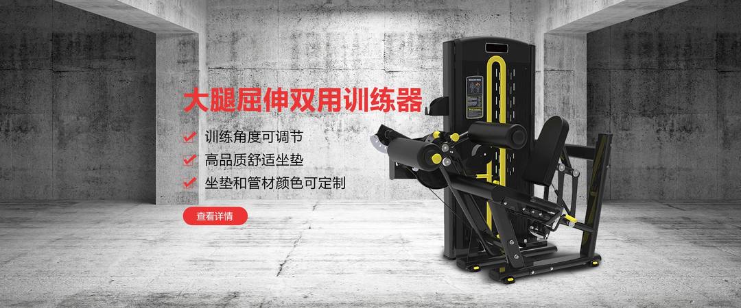 健身房大腿屈伸双用训练器