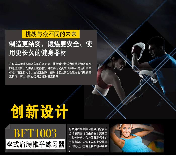 YC1003坐式肩膊推举训练器